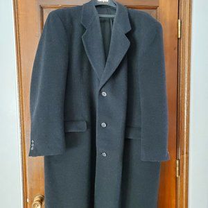 Men's Long Cashmere Overcoat